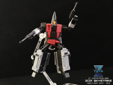 Zeta Toys ZC-01 ZC01 Downthrust (Skydive Aerialbot, Superion) 10cm / 4“