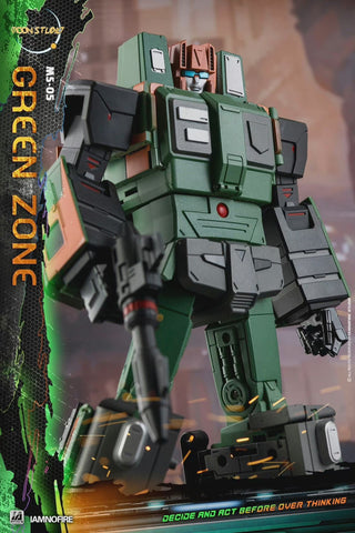 Moon Studio MS-05 MS05 Green Zone, Radiatron (Not G1 Suiken, Raiden ) 21cm / 8.3"