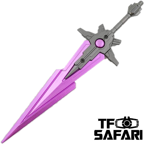 Dr.Wu DW-P38 Asura Giant Sword Purple for G1 Megatron (Siege, MP, TFP) Dr Wu Upgrade Kit