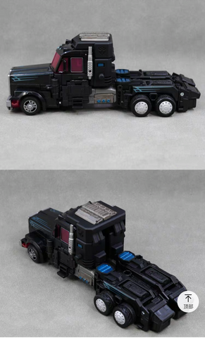 Black Soil Lab BS-02B BS02B (Previously TFS01B TFS-01B) Upgrade Kit for Generations Velocitron Legacy G2 Universe Scourge / Black Convoy (Laser Nemesis) Upgrade Kit