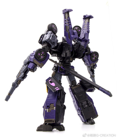 GC G-Creation GCreation GDW-03B Darkblade (Sixshot, Fumma Black Version) IDW Limited Version 30mm / 11.5“