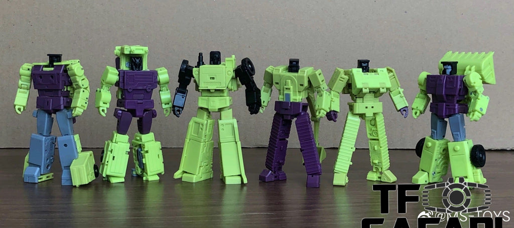 Magic Square MS Toys Constructor Devastator Combiner 3 sets (2 in 1 se ...
