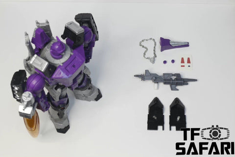 ZX Studio ZX-08 ZX08 Upgrade Kit & Weapon set for WFC Kingdom Galvatron Upgrade Kit (Painted)