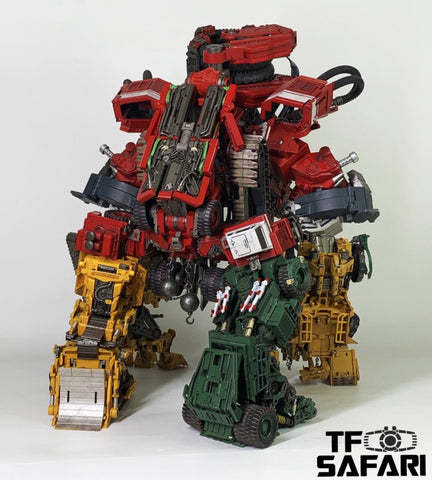 Devil Saviour (BombusBee) DS-05 Landslip of Trouble Maker ( Scrapper of ROTF Devastator Constructicons) 18cm / 7"