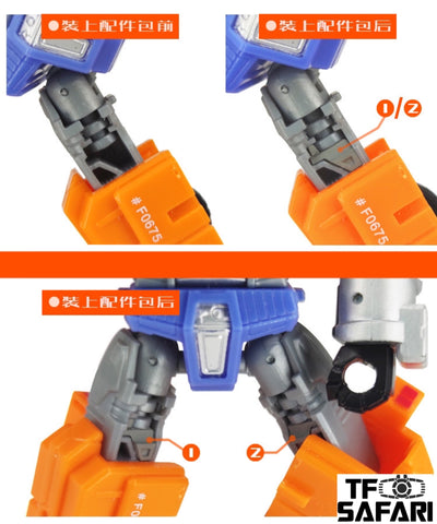 Go Better Studio GX-23 GX23 Gap Fillers for WFC Kingdom Huffer Upgrade Kit