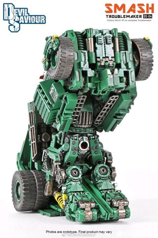 Devil Saviour (BombusBee) DS-04 Smash of Trouble Maker (Long Haul of ROTF Devastator Constructicons) 18cm / 7"