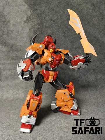 Cang Toys Cang-Toys CT-Chiyou-02 Landbull (Tantrum, Feral Rex) Predaking Combiner 23cm / 9"