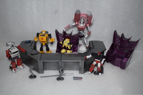 Zeta Toys ZT Scenery Kit Megatron Throne with LED and Bar set (for Deluxe and Legends Class) Upgrade Kit