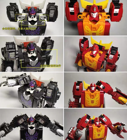 Shockwave Lab SL-58 / SL-59 SL58 / SL59 Hip and Shoulder Upgrade Parts for POTP Power of the Prime Rodimus Prime / Rodimus Unicronus Upgrade Kit