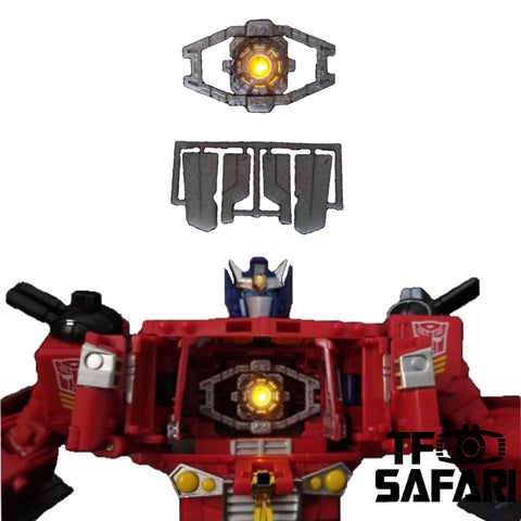 Shockwave Lab SL-61 SL61 LED Matrix for Star Convoy Generation Selects Optimus Prime (Leader Class) Upgrade Kit.