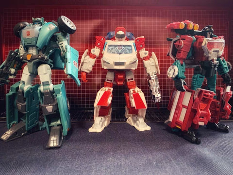 Transformers Henkei Classics Autobot Warriors Ratchet Kup Perceptor 3 in 1 Pack