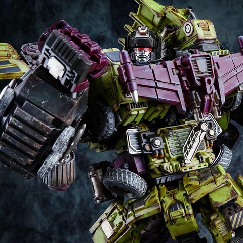 JB Jinbao Devastator Battle Damaged Version (Oversized GT-01 GT01 Gravity Builder) 6 in 1 Gift Set 45cm / 18"