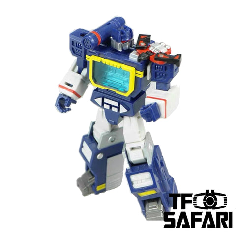 Mech Planet Hot Soldiers HS-03 HS03 Soundtrack HS-05 HS05 Soundboard (Soundwave, Soundblaster) Reissue 11cm / 4.3"