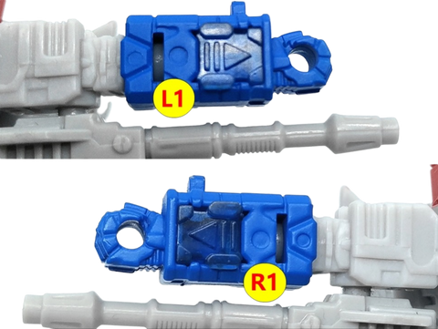 Shockwave Lab SL-106 SL106 the Fire effect & Gap fillers for WFC Kingdom Core Class Starscream Upgrade Kit