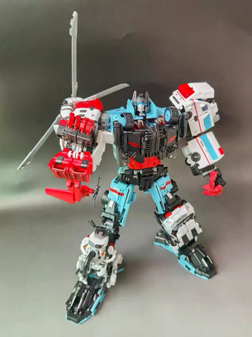 Yes Model Combiner Defensor (Oversized MTCM MTCM-04 Guardia ) Full Set 5 in 1