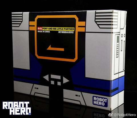 Robot Hero K-01 Pony (w/ Six Cassette Soldiers, Masterpiece MP-13 Soundwave) 25cm / 10"