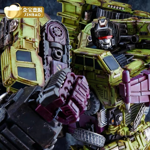 JB Jinbao Devastator Battle Damaged Version (Oversized GT-01 GT01 Gravity Builder) 6 in 1 Gift Set 45cm / 18"