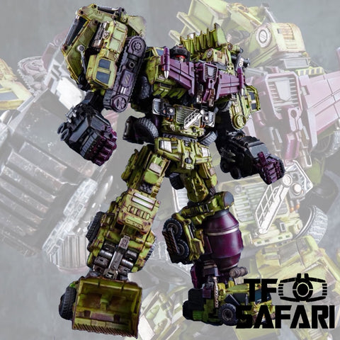 JB Jinbao Devastator Battle Damaged Version (Oversized GT-01 GT01 Gravity Builder) 6 in 1 Gift Set 45cm / 18"