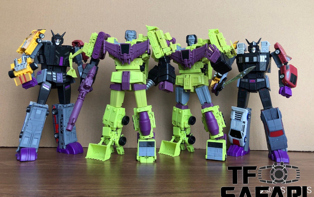 Magic Square MS Toys Constructor Devastator Combiner 3 sets (2 in 1 se ...