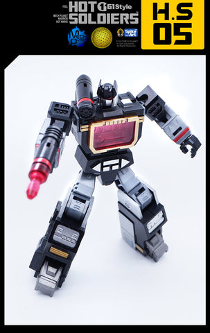 Mech Planet Hot Soldiers HS-03 HS03 Soundtrack HS-05 HS05 Soundboard (Soundwave, Soundblaster) Reissue 11cm / 4.3"