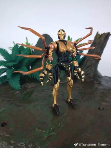 Transform Element TE MM001 TE-MM001 Blackarachnia (Legend Class) 8cm / 3.5"