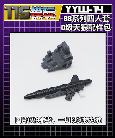 115 Workshop YYW-14 YYW14 Weapon Set & Upgrade Kit for WFC Buzzworthy Bumblebee Worlds Collide Fangry Upgrade Kit