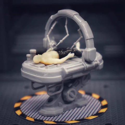 【Make-To-Order】FEITE FTDC-10 & FTDC-11 Medical Capsule Cabin & Bed for Diaclone Pilot Diaclone Upgrade Kit