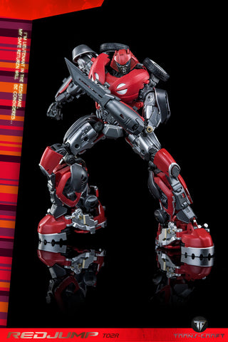 Transcraft TC TC-02R T02R Red Jump (Bumblebee Movie Cliffjumper) 17cm / 6.7"