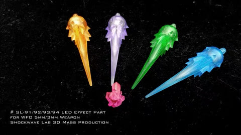 Shockwave Lab SL-91/92/93/94 SL91 SL92 SL93 SL94 LED Effect Part for WFC 3mm / 5mm Weapon Upgrade Kit