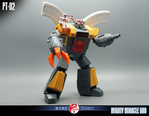 Pangu Toys PT-02 PT02 Mighty Miracle God (Omega Supreme) w/ Upgrade Kit 27cm / 10.7"