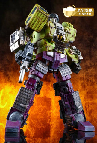 JB Jinbao Devastator Battle Damaged Version (Oversized GT-01 GT01 Gravity Builder) 6 in 1 Gift Set 45cm / 18"