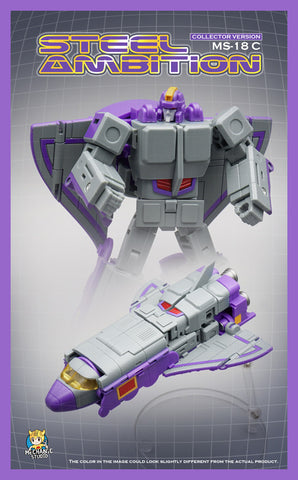 MFT MechFansToys Mech Soul Mechanic Studio MS-18C MS18C Steel Ambition Iron Sky (Astrotrain) Collector Version Mech Fans Toys 12cm / 4.5"