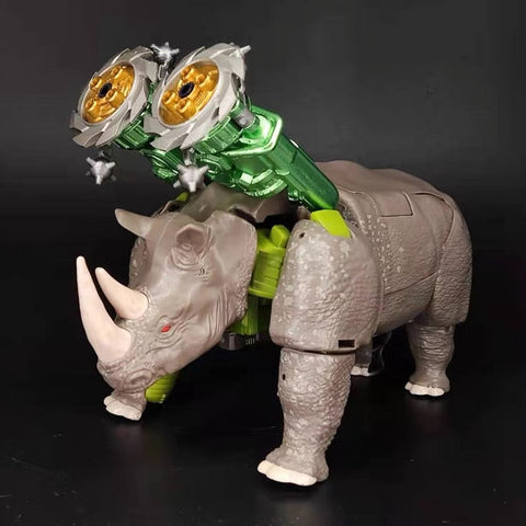 BDT Studio  BDT-18 BDT18 Weapon set （Double Saw Blade Gatling Guns ） for WFC Kingdom Rhinox Upgrade Kit