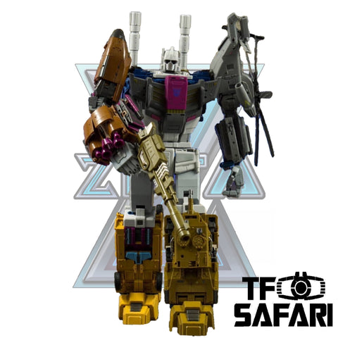 Zeta Toys ZA06 Armageddon Combiner ( Combaticons, Bruticus) 5 in 1 Gift Set G1 Comic Color 55cm (22")