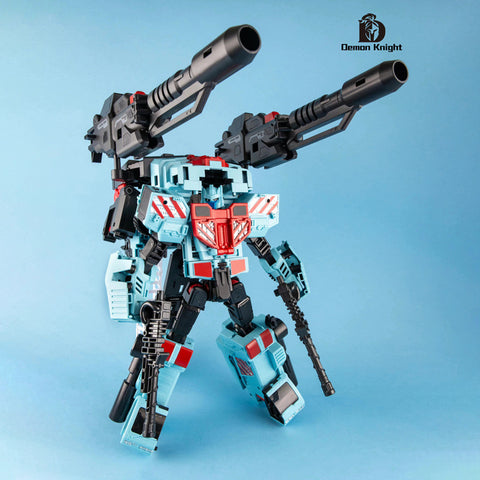 【Loose Pack】4th Party Demon Knight DK01-04 + D05 (DK06 / DK-06) Defensor Combiner Oversized Version (5 in 1, Set A + Set B) 45cm