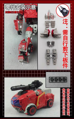 115 Workshop YYW-24 YYW24 Upgrade Kit for SS84 Bumblebee Movie Ironhide Upgrade Kit