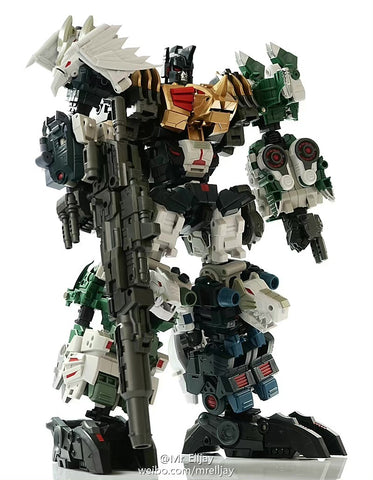 Fansproject FPJ Saurus Ryu-Oh (Dinokings Combiner) Reissue Version 6 in 1 set 28cm / 11"