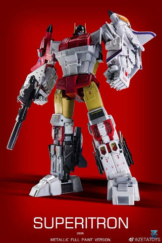 Zeta Toys ZB-06 ZB06 Superitron / Kronos Combiner ( Aerialbots , Superion) Metallic Version Gift Set of 5 Figures 55cm (22")