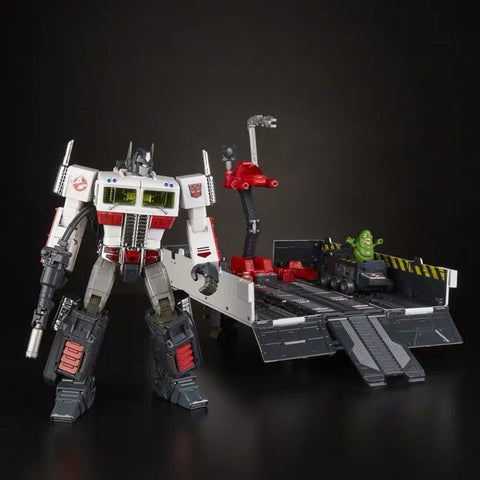 Transformers Ghostbusters MP10G MP-10G Optimus Prime Ecto-35 Ecto35 Edition - SDCC 2019 Exclusive (with Convoy) Reissue 24cm / 9.5"