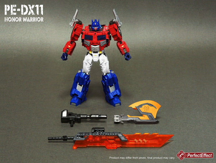Perfect Effect DX11 DX11B DX-11 DX-11B Honor Warrior / Dark Warrior (Optimus Prime / Nemisis Prime) 24cm / 9.5cm