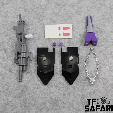 ZX Studio ZX-08 ZX08 Upgrade Kit & Weapon set for WFC Kingdom Galvatron Upgrade Kit (Painted)