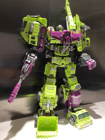 【Loose Pack】JB Jinbao OS Combiner Devastator (Oversized GT-01 GT01 Gravity Builder) 6 in 1 Set 45cm / 18"