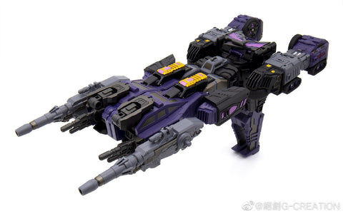 GC G-Creation GCreation GDW-03B Darkblade (Sixshot, Fumma Black Version) IDW Limited Version 30mm / 11.5“