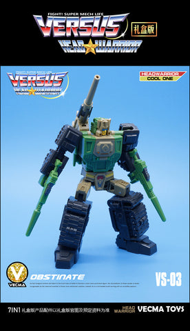 MFT MechFansToys Vecma Toys Head Warriors Headmasters Gift Sets of 7 (VS-01/02/03/04/05/06/07 Chromedome / Weirdwolf / Hardhead / Mindwipe / Skullcrusher / Highbrow / Brainstorm)