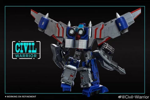 Civil Warrior CW-01 CW01 General Grant (Dreamwave The War within OP Optimus Prime ) 25cm / 10mm