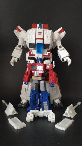 Shockwave Lab SL-56 SL56 Combine Kits for WFC Siege Jetfire and Optimus Prime Upgrade Kit.