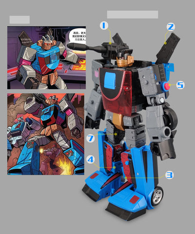 Go Better Studio GX-47 Uptrade Kit for Generations Shattered Glass Slicer Wheeljack SG ( Upgrade Kit+ Gap Fillers)