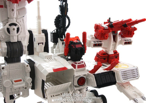 Before And After BA02 BA-02  Six Sigma ( Six-Gun ) w/ Slammer Japan Red Arm Version for LG / SDCC / IDW / MT Maketoys Metroplex 30cm