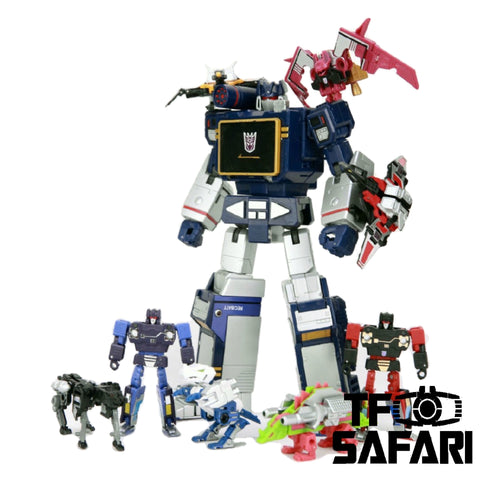 Robot Hero K-01 Pony (w/ Six Cassette Soldiers, Masterpiece MP-13 Soundwave) 25cm / 10"