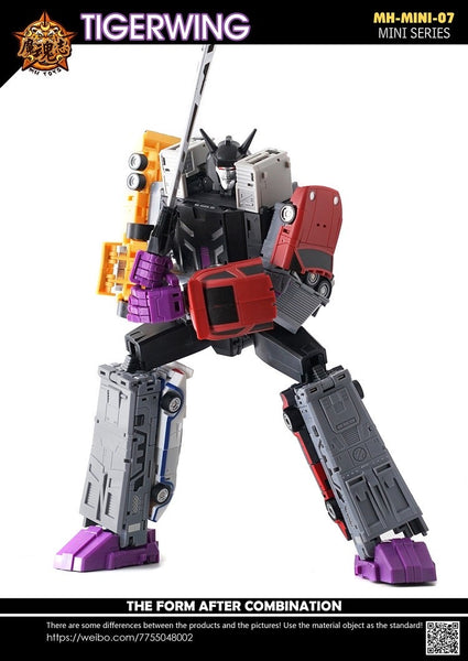 4th Party MHZ Toys MH-MINI-07 Tigerwing （Oversized KO MS-Toys Menasor ...